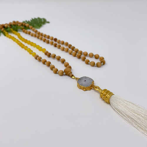 Yellow Jade Mala